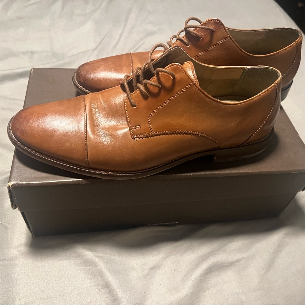 Florsheim Montinaro Cap Toe Men's Oxford saddle tan men’s 10 D
